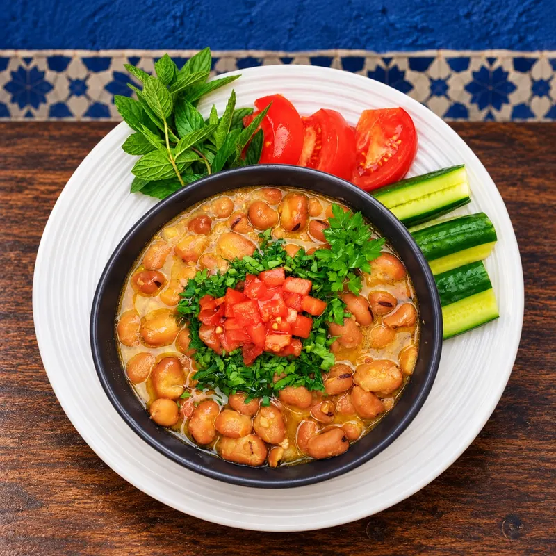 Fava Bean Skillet — Dish photograph