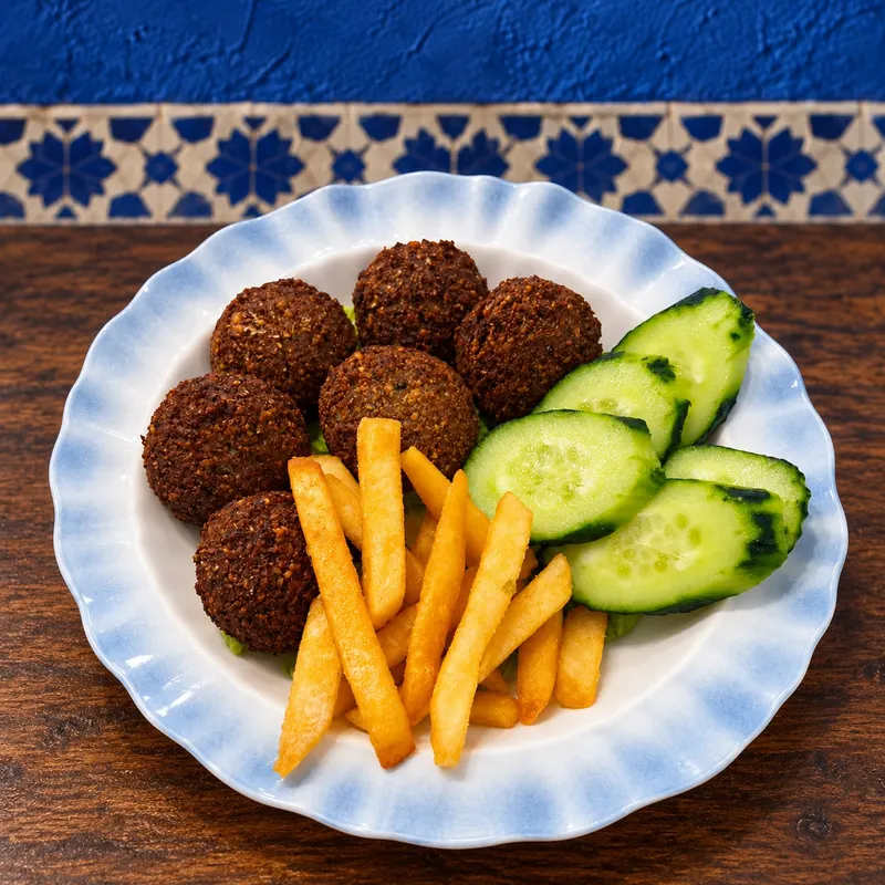 Falafel Meal — Dish photograph