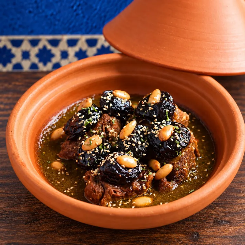 Meat & Prune Tagine — Dish photograph