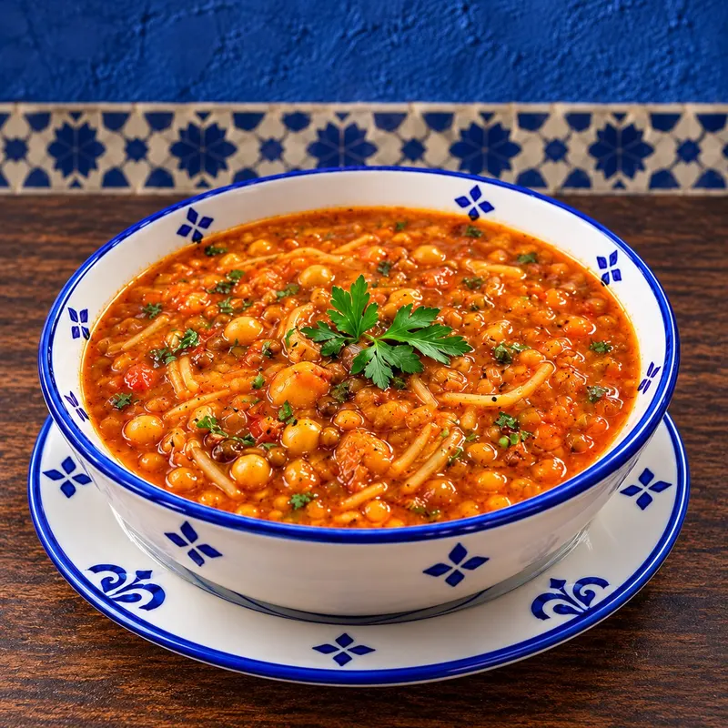 Harira Soup — Dish photograph