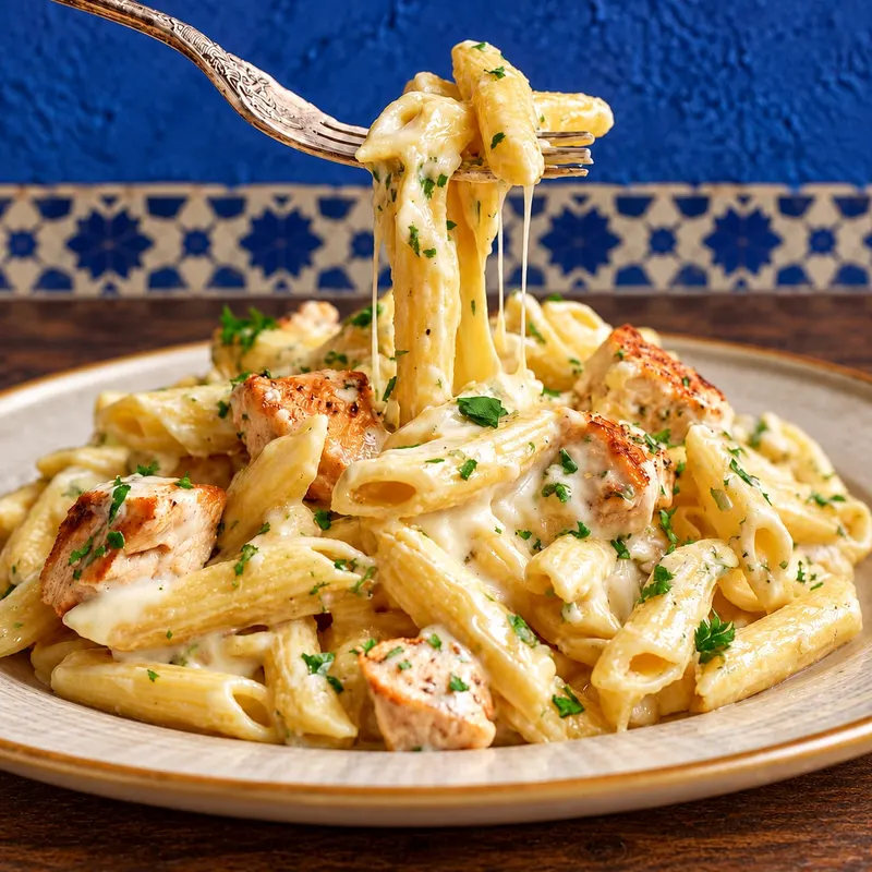 Alfredo Pasta — Dish photograph