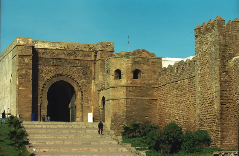 The monumental gate of the Udayas kasbah in Rabat