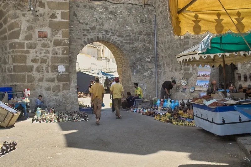 The pottery market by Bab Chaaba in Safi